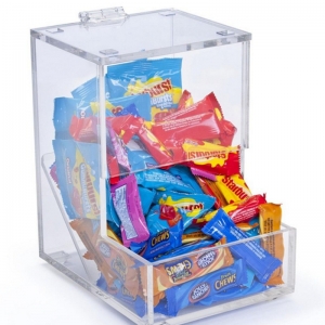Modern toplu gıda kutuları akrilik perspex şeker saklama kutusu 