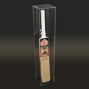 Premium kalite şeffaf akrilik kriket sopası vitrinin 