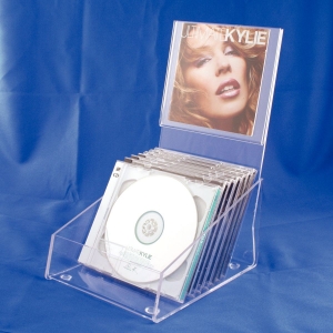 Şeffaf akrilik CD ekran tutucusu
