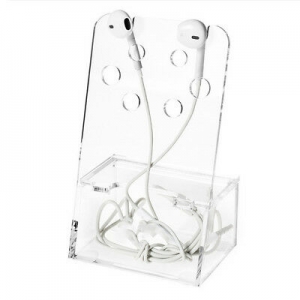 cep telefonu aksesuarları için akrilik kulaklık tutucu standı 