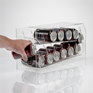İstiflenebilir perspex vitrin rafı akrilik kutu dağıtıcı tutucu 