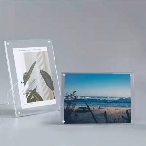 masaüstü şeffaf 8x10 lucite resim çerçevesi akrilik fotoğraf çerçevesi standlı
 