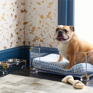Özel akrilik köpek yatağı pet ürün 