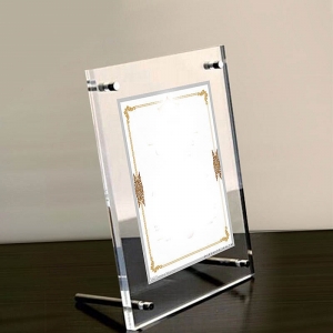 Vidalı akrilik çerçeve resim çerçevesi 6 × 9 