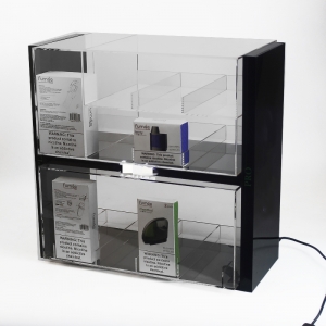 Sigara için özelleştirilmiş akrilik vitrin dolabı 