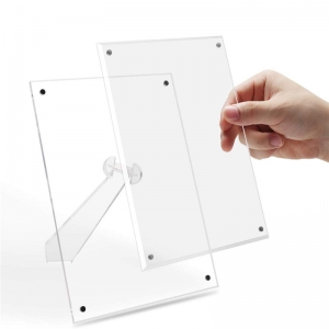 5x7 masa üstü akrilik açık fotoğraf çerçevesi mıknatıslar 