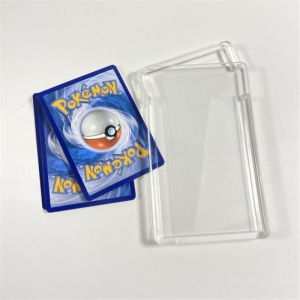 toptan akrilik Pokemon güçlendirici kart tutucu kutusu manyetik kapak 