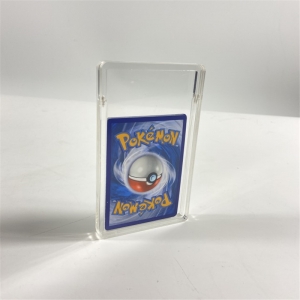 toptan özel akrilik Pokemon güçlendirici kart tutucu kutusu 