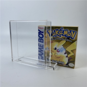 Toptan satış perspex pokemon Gameboy Renk Kutusu Akrilik Video Oyun Kılıfı 