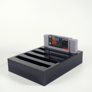 Siyah Nintendo Game boy akrilik retro video oyun kartuşu ekran standı 
