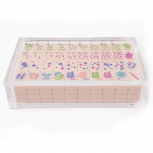 akrilik akrilik Amerikan Mahjong Seti kutusu 