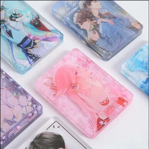 Toptan Özelleştirilmiş Akrilik Anime Quicksand Sıvı Standee 