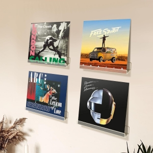 Vinil Plak Duvara Montaj Rafları 