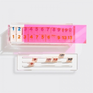 Fayans ile özelleştirilmiş akrilik rummy fayans seti 