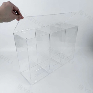 Duvar Montajı Temiz Akrilik Hairnet Sakal Nets Dispenser 