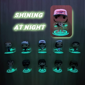 Funko Pop için Küçük Şeffaf Akrilik Yüzen Raflar 