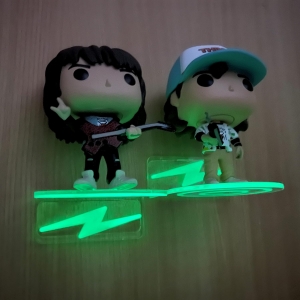 Funko Pop için Küçük Şeffaf Akrilik Yüzen Raflar 