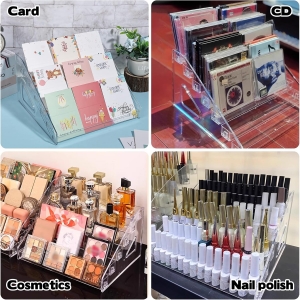 2 Paket 7 Katlı Akrilik Kart Sergileme Standı 