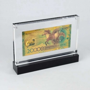 Banknotlar için Özel Akrilik Çerçeve 