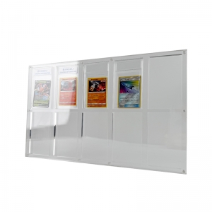 %96 UV Dirençli akrilik 10 dereceli kart levha teşhir çerçevesi 