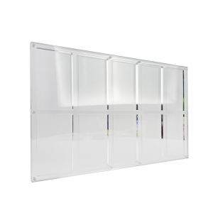 10 yuvalı akrilik PSA BGS dereceli kart sergileme çerçevesi 