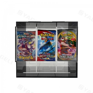 Özelleştirilmiş Akrilik pokemon güçlendirici paket dağıtıcısı