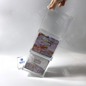 Yığılabilir %99 UV Dirençli akrilik Pokemon güçlendirici teşhir kutusu 