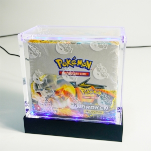 Özelleştirilebilir LED Akrilik Pokémon Güçlendirici Kutuları 