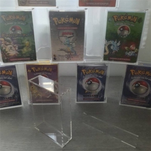 Pokemon WOTC deste kılıfı, manyetik kapaklı akrilik kasa 