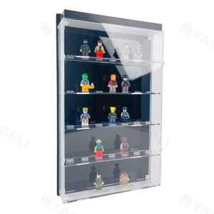 LEGO Minifigürleri için Aydınlatmalı Akrilik Vitrin 