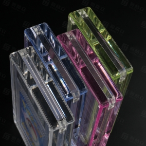 Renkli Akrilik PSA Kart Sergileme Kutusu 