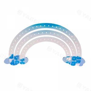 Küpeler, Halkalar ve Sallantılı Takılar İçin Katmanlı Kristal Şeffaflığında Mücevher Düzenleyici