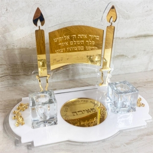 Yahudi şamdanı Lucite mumluk