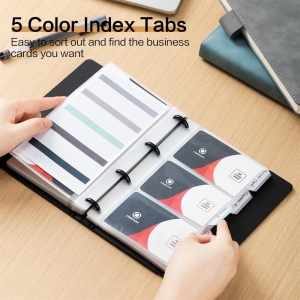 3 halkalı kartvizitlik