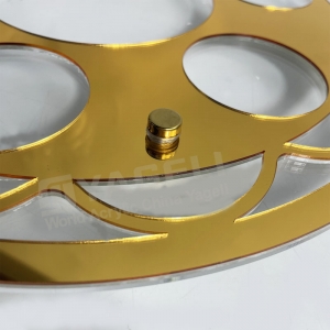 Üstün Kalitede UV Işınlarına Dayanıklı Akrilik Yahudi Temalı Servis Tabağı 