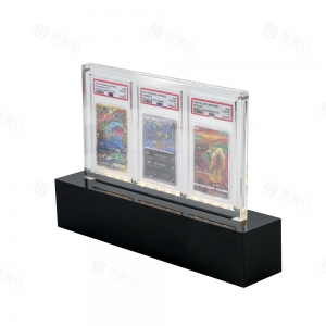 LED ışıklı derecelendirilmiş kart sergileme standı