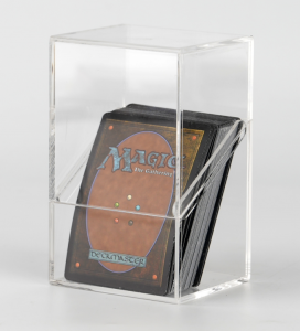 YAGELI Akrilik Kart Kutusu | Premium TCG Aksesuarları | Manyetik Akrilik Ticaret Kartı Saklama Kutusu