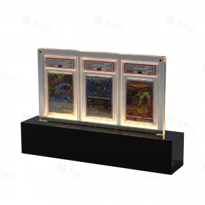 YAGELI Akrilik PSA Ekranı LED Işıklarla | Premium TCG Aksesuar Üreticisi 