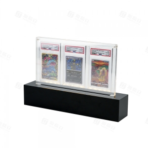 YAGELI Akrilik PSA Ekranı LED Işıklarla | Premium TCG Aksesuar Üreticisi 