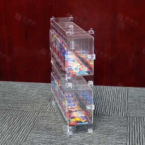 TCG Perakendesi İçin İstiflenebilir Akrilik 6 Yuvalı Paket Dağıtıcı | YAGELI 